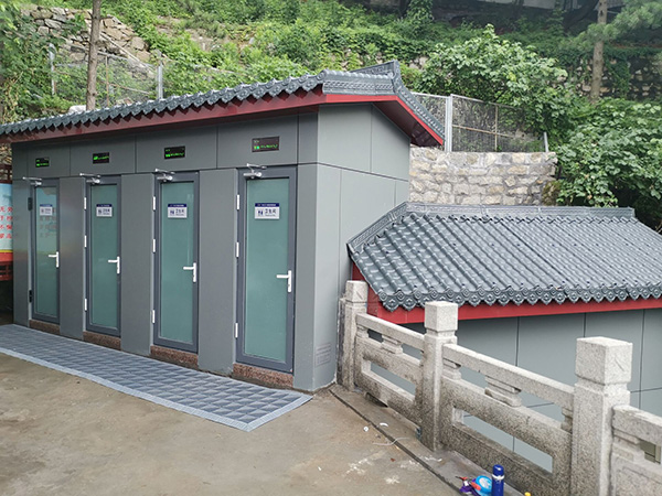 威海泰山仿古造型零排放循环冲水厕所
